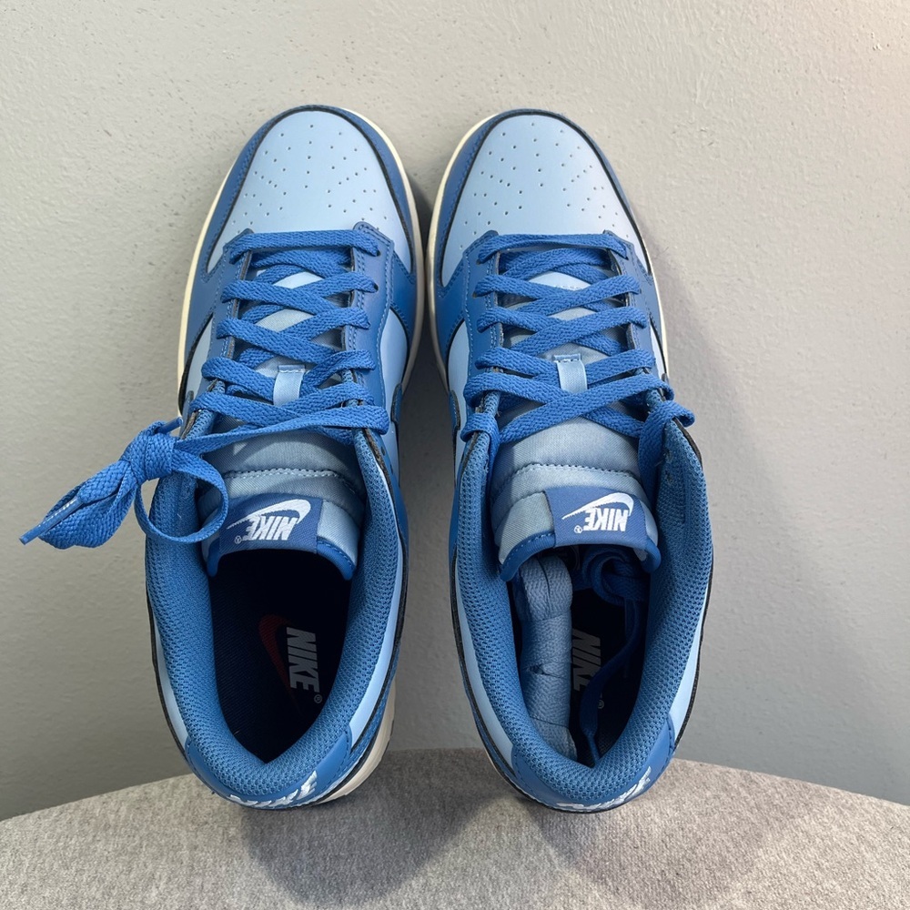 Nike Dunk Low Retro Psychic Blue Star Sail Sneaker Men's Shoe Size 12 HF5441-400 - Picture 8 of 11